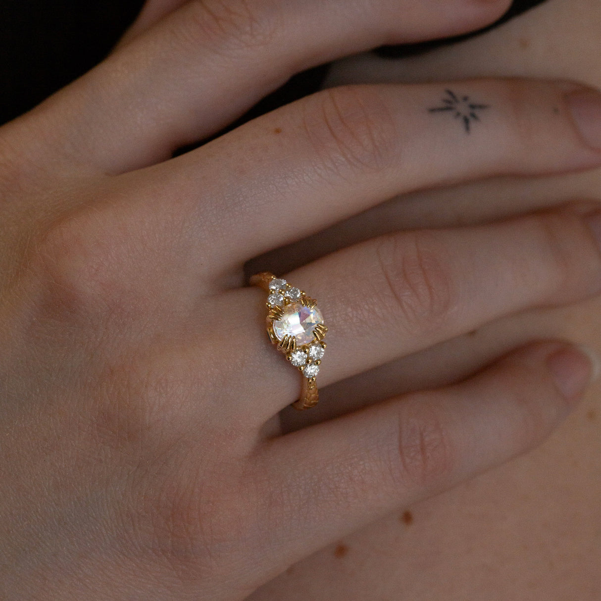Luckdragon Moonstone Ring