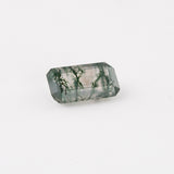 Moss Agate Emerald cut 0.7 carat