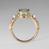 Mermaid Lagoon Emerald Ring
