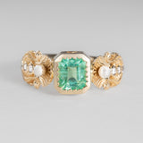 Mermaid Lagoon Emerald Ring