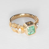 Mermaid Lagoon Emerald Ring