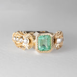Mermaid Lagoon Emerald Ring