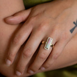 Watermelon Sugar Ring in Tourmaline