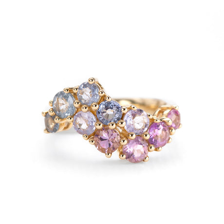 Monet Muse Sapphire & Amethyst Ring