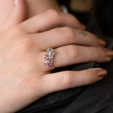 Monet Muse Sapphire & Amethyst Ring