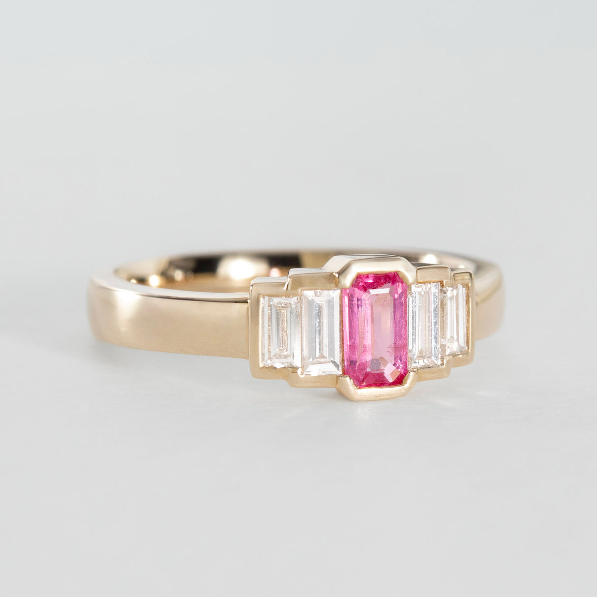Monroe Mirrors Spinel Ring