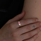 Monroe Mirrors Spinel Ring
