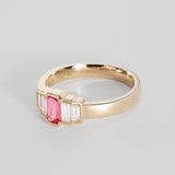 Monroe Mirrors Spinel Ring