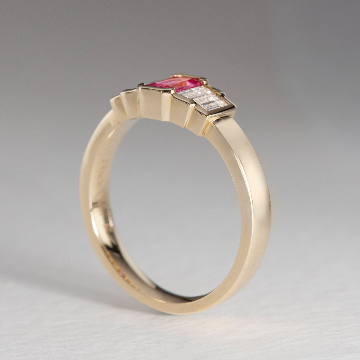 Monroe Mirrors Spinel Ring