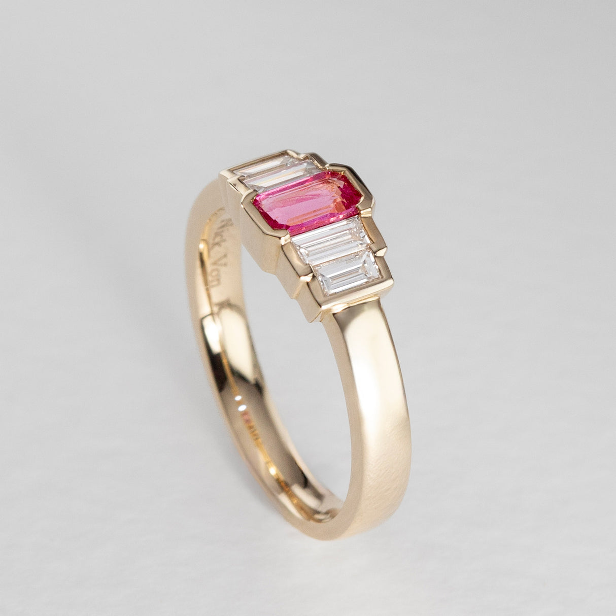 Monroe Mirrors Spinel Ring