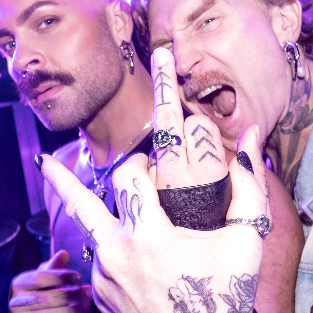 IDGAF Ring in Moissanite