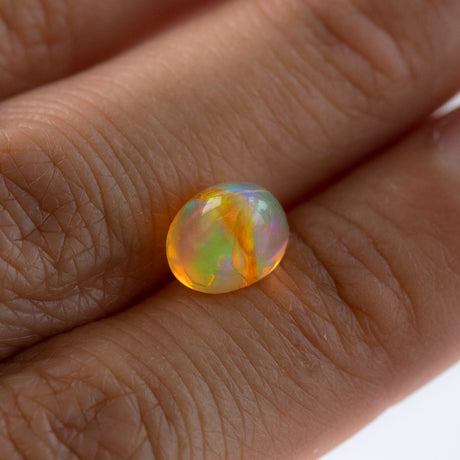 Fire Opal Oval Cabochon 1.71 carats