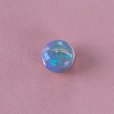 Semi-Black Opal Round Double-Cabochon 2.78 carats