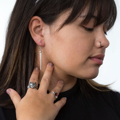 Mother of Pearl Icicle Earrings