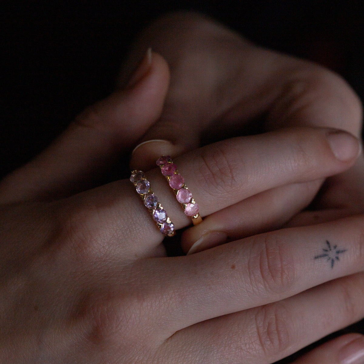 Lilac Lullabies Ombre Amethyst Ring