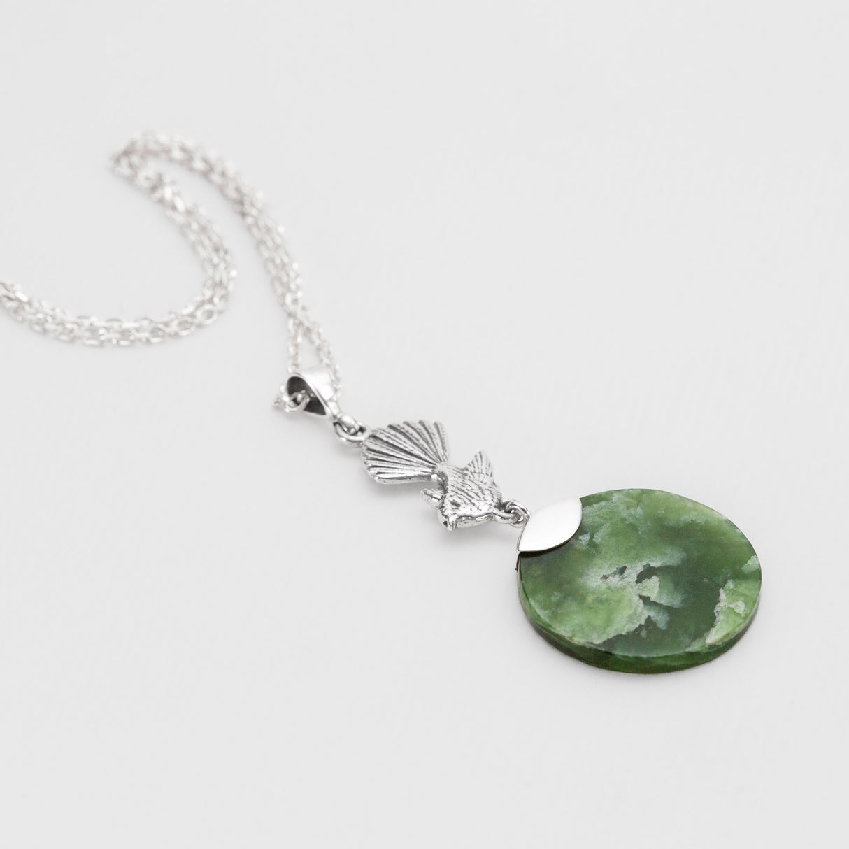 Pīwakawaka Pounamu Earrings