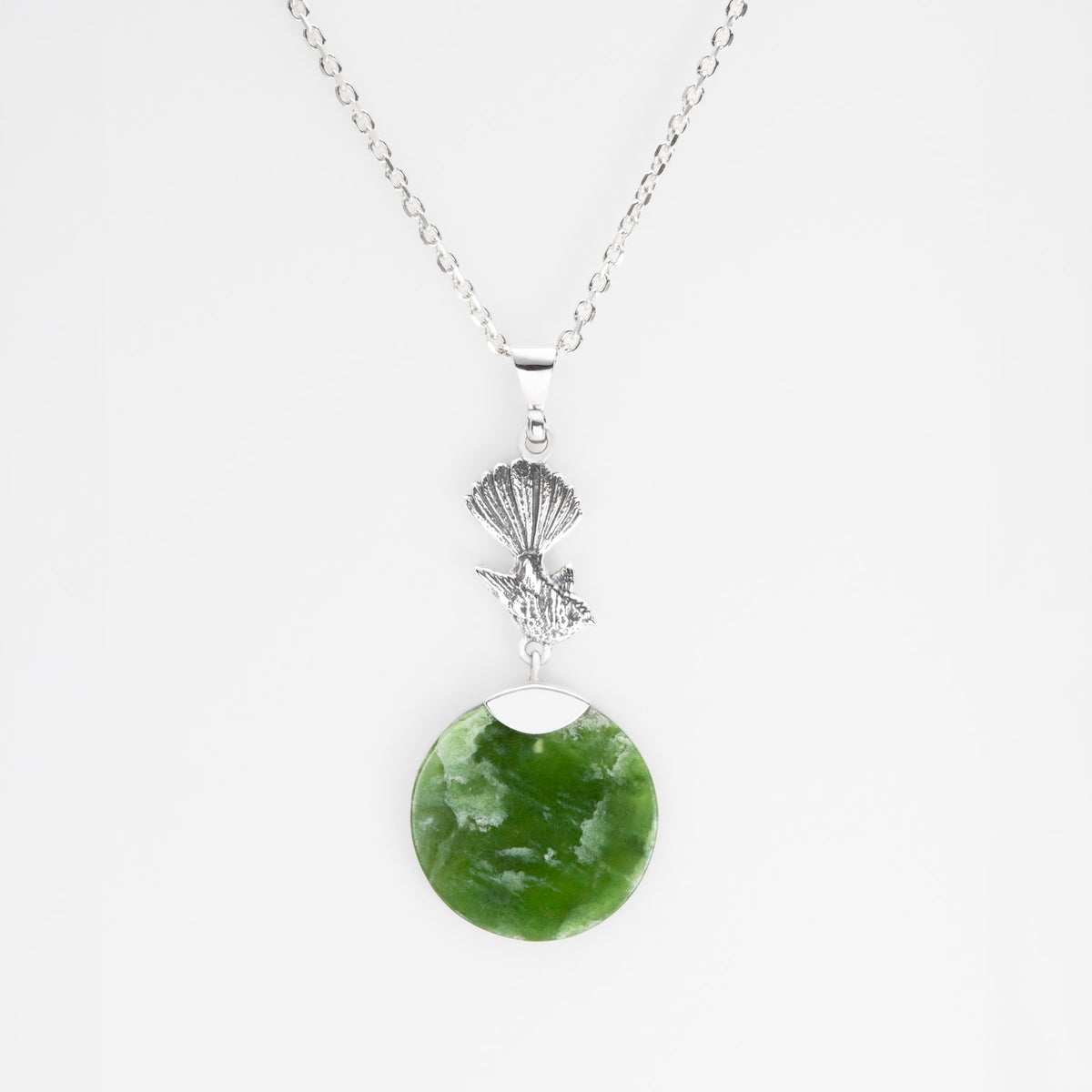 Pīwakawaka Pounamu Necklace