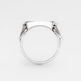 Pīwakawaka Pounamu Ring