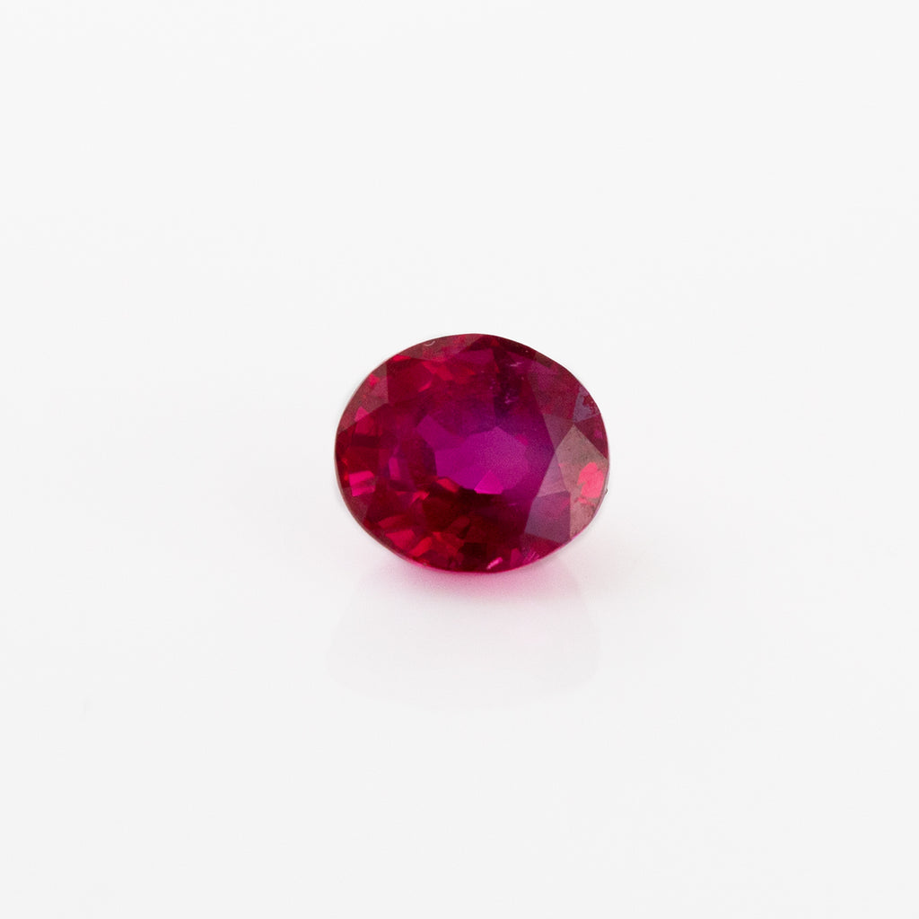 Red Ruby Oval 0.9 carat