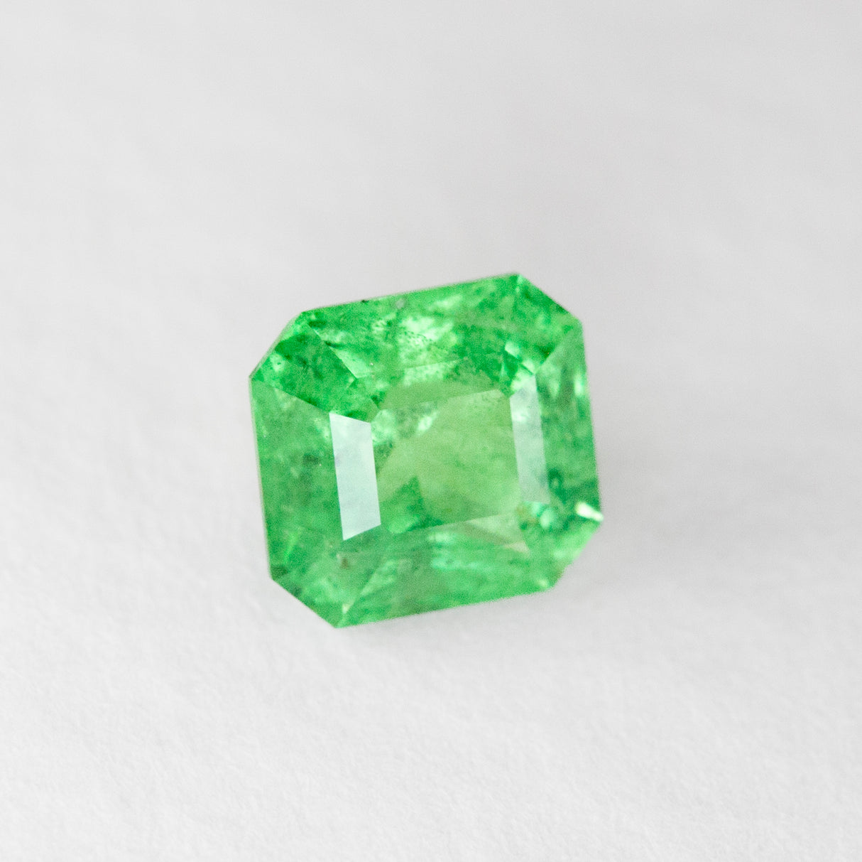 Brat Green Garnet Octagonal Step cut 1.63 carats