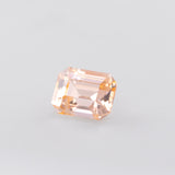 Apricot Sapphire Octagonal 1.12 carats