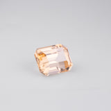Apricot Sapphire Octagonal 1.12 carats