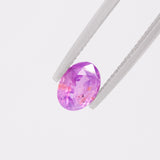 Lipstick Pink Sapphire Oval cut 2.11 carats