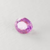 Lipstick Pink Sapphire Oval cut 2.11 carats