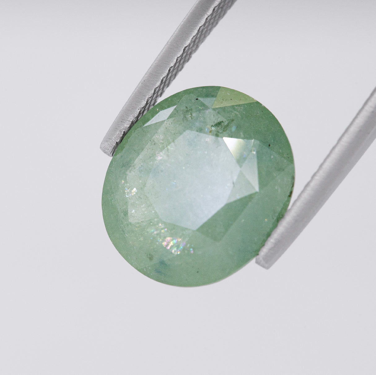 Fairy Dust Oval Sapphire 9.47 carats