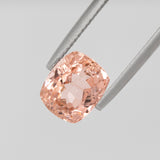Ballet Slipper Pink Tourmaline Rectangular Cushion 3.61 carats