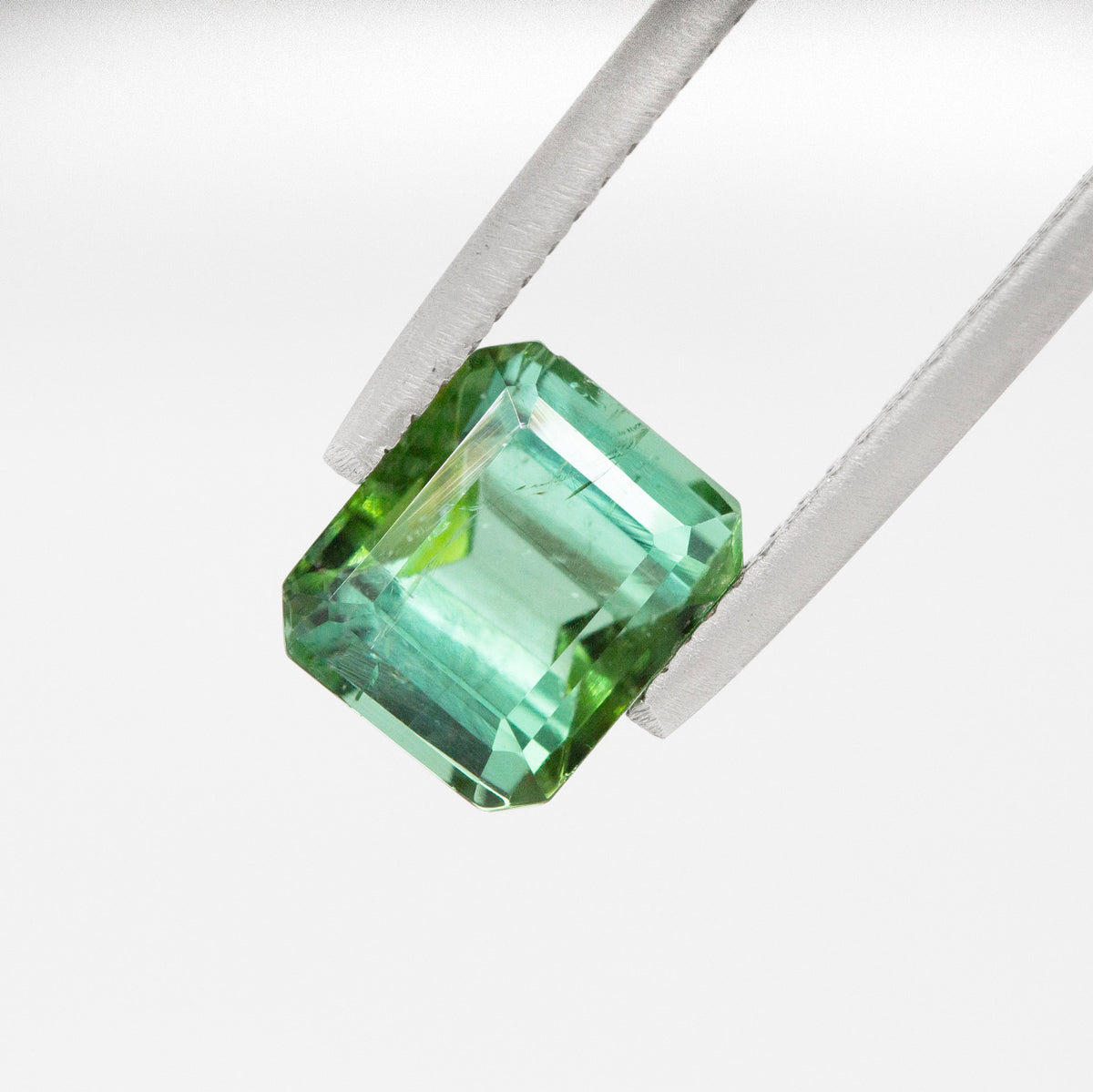 Sea Foam green bi-colour Tourmaline Octagonal 2.42 carats