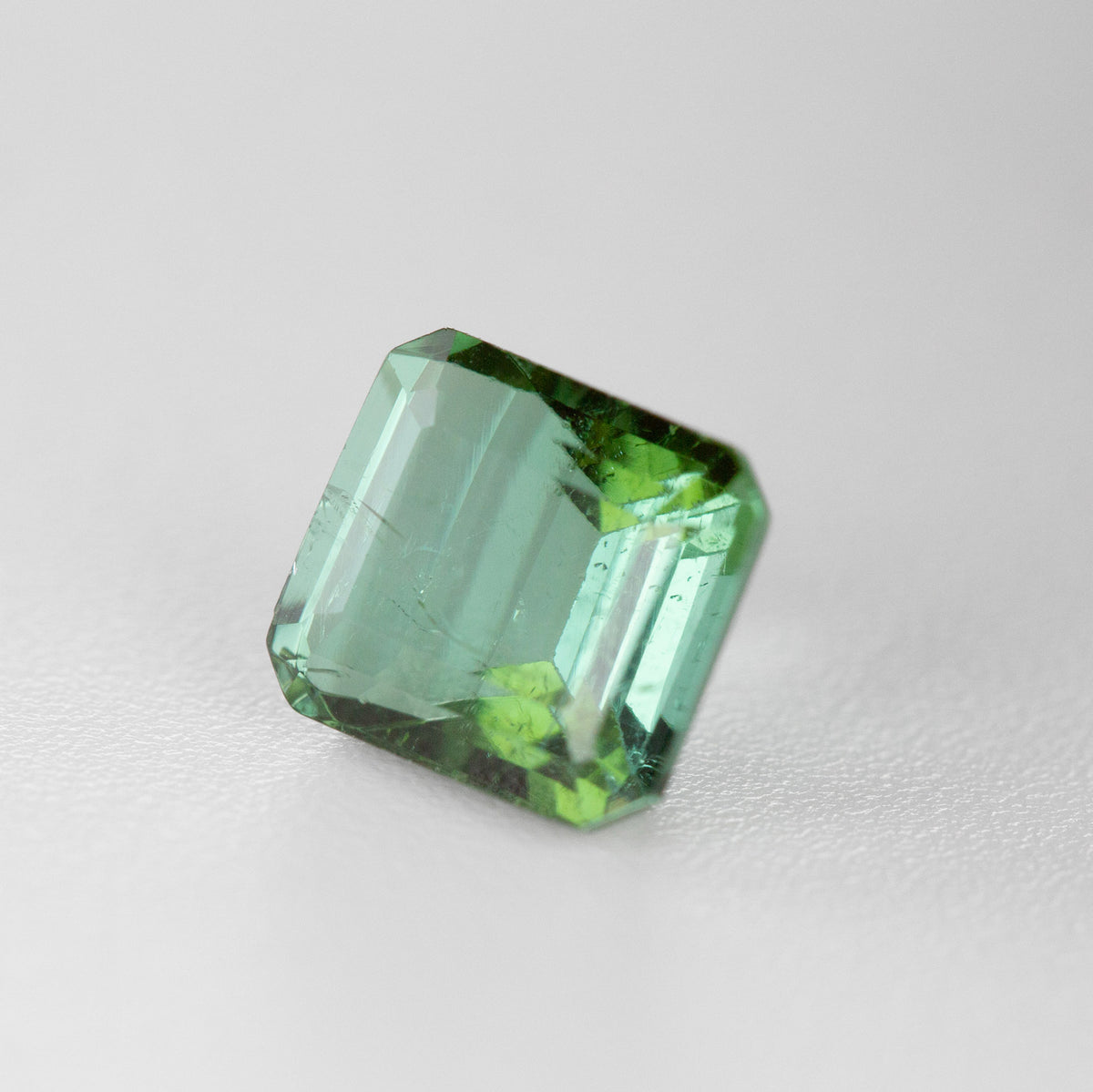 Sea Foam green bi-colour Tourmaline Octagonal 2.42 carats