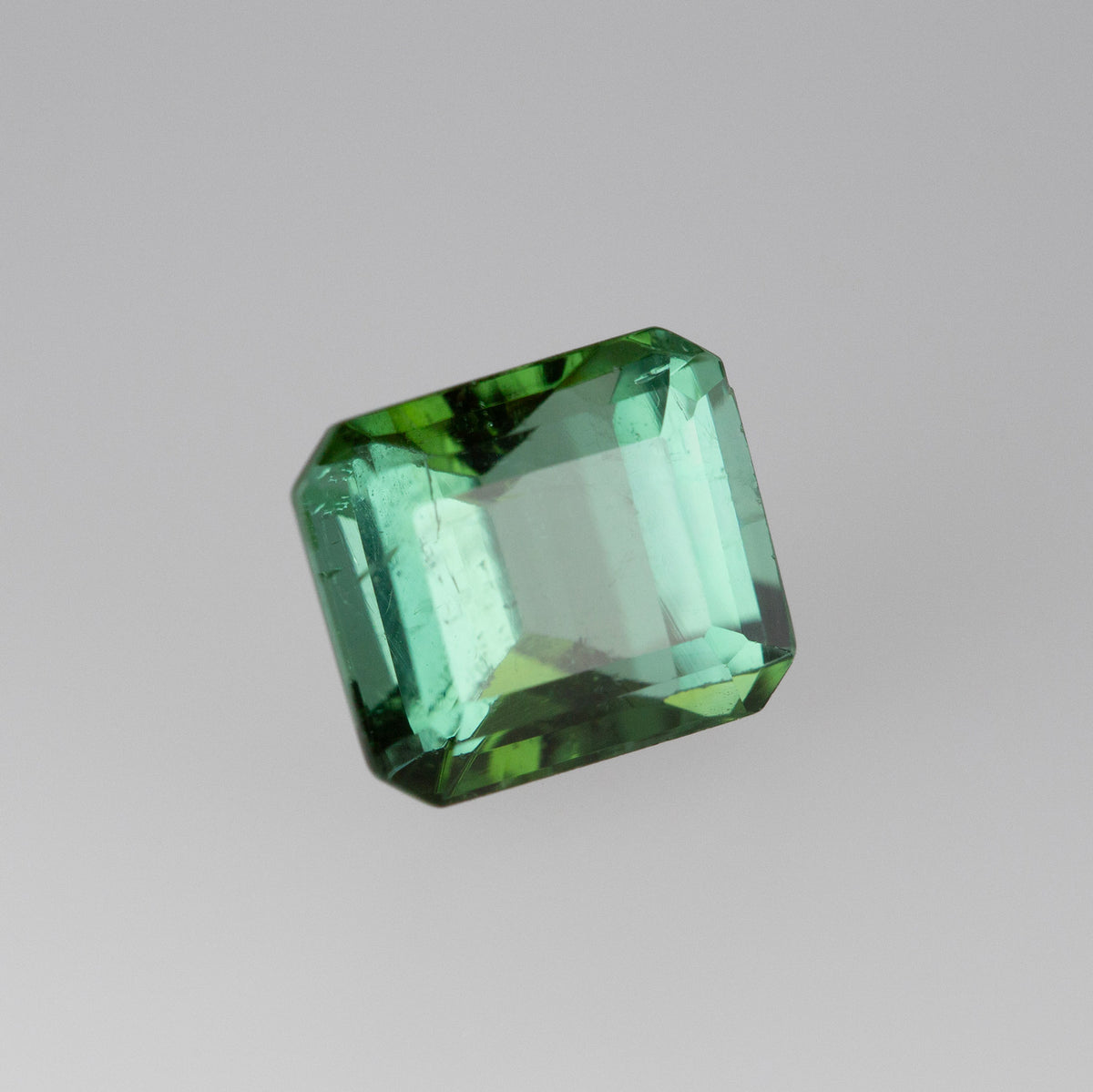 Sea Foam green bi-colour Tourmaline Octagonal 2.42 carats