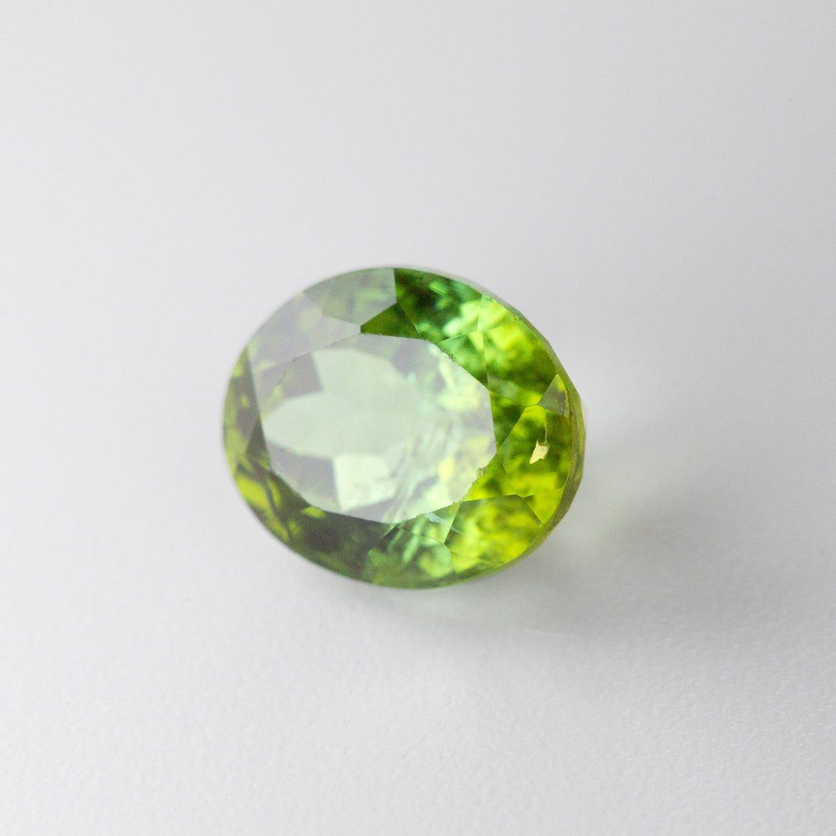 Mossy Tree Green Tourmaline Oval 4.16 carats