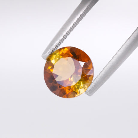 Autumnal Equinox bi-colour Round Tourmaline 1.82 carats