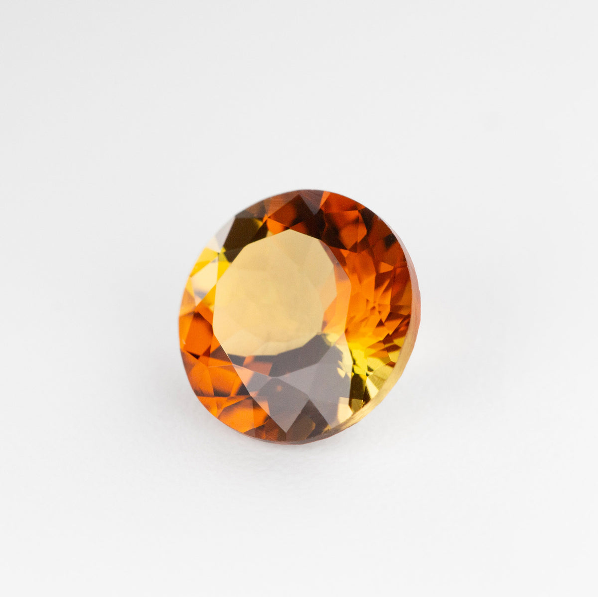 Autumnal Equinox bi-colour Round Tourmaline 1.82 carats