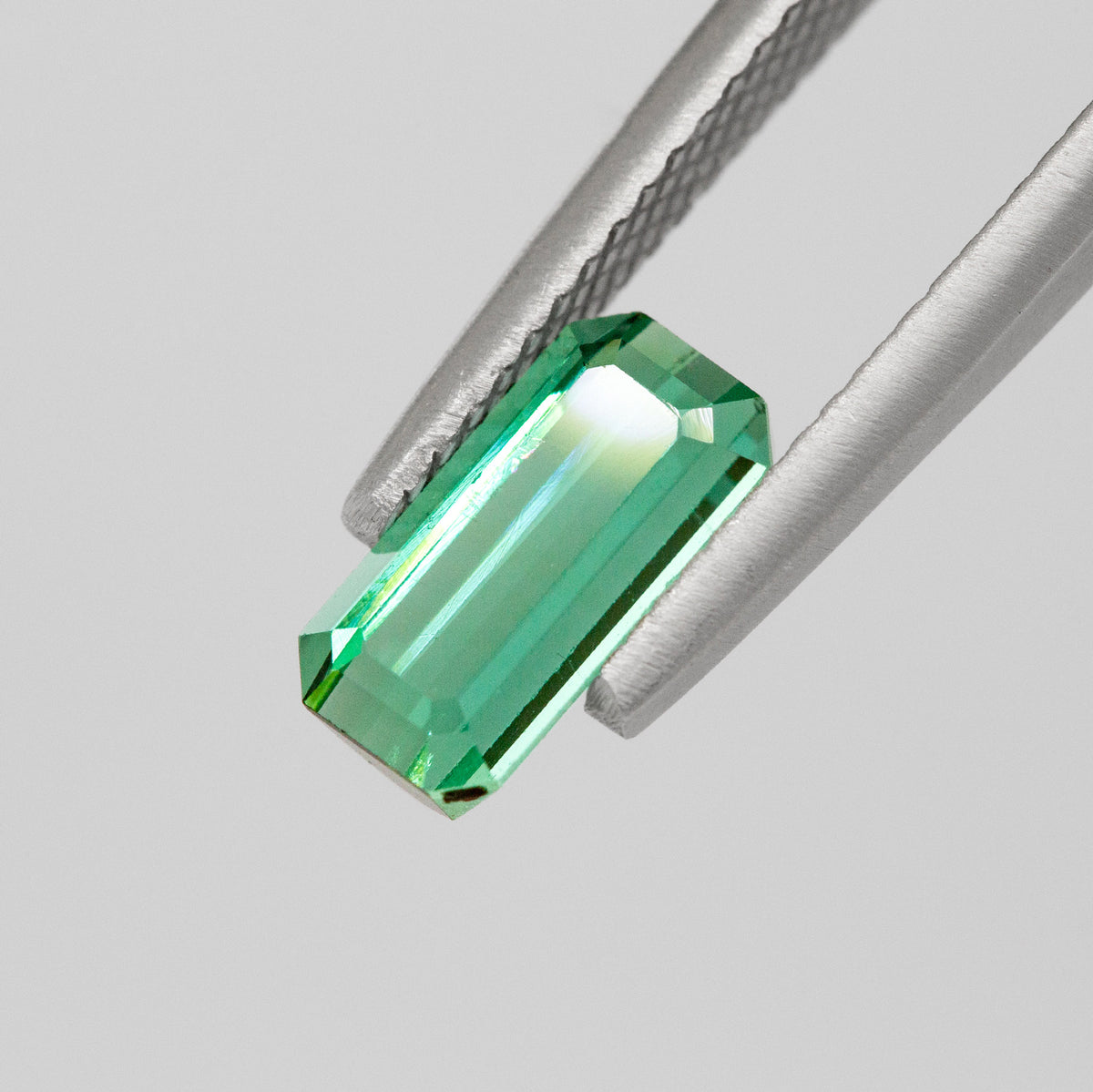 Seaglass Green Tourmaline octagonal 1.70 carats