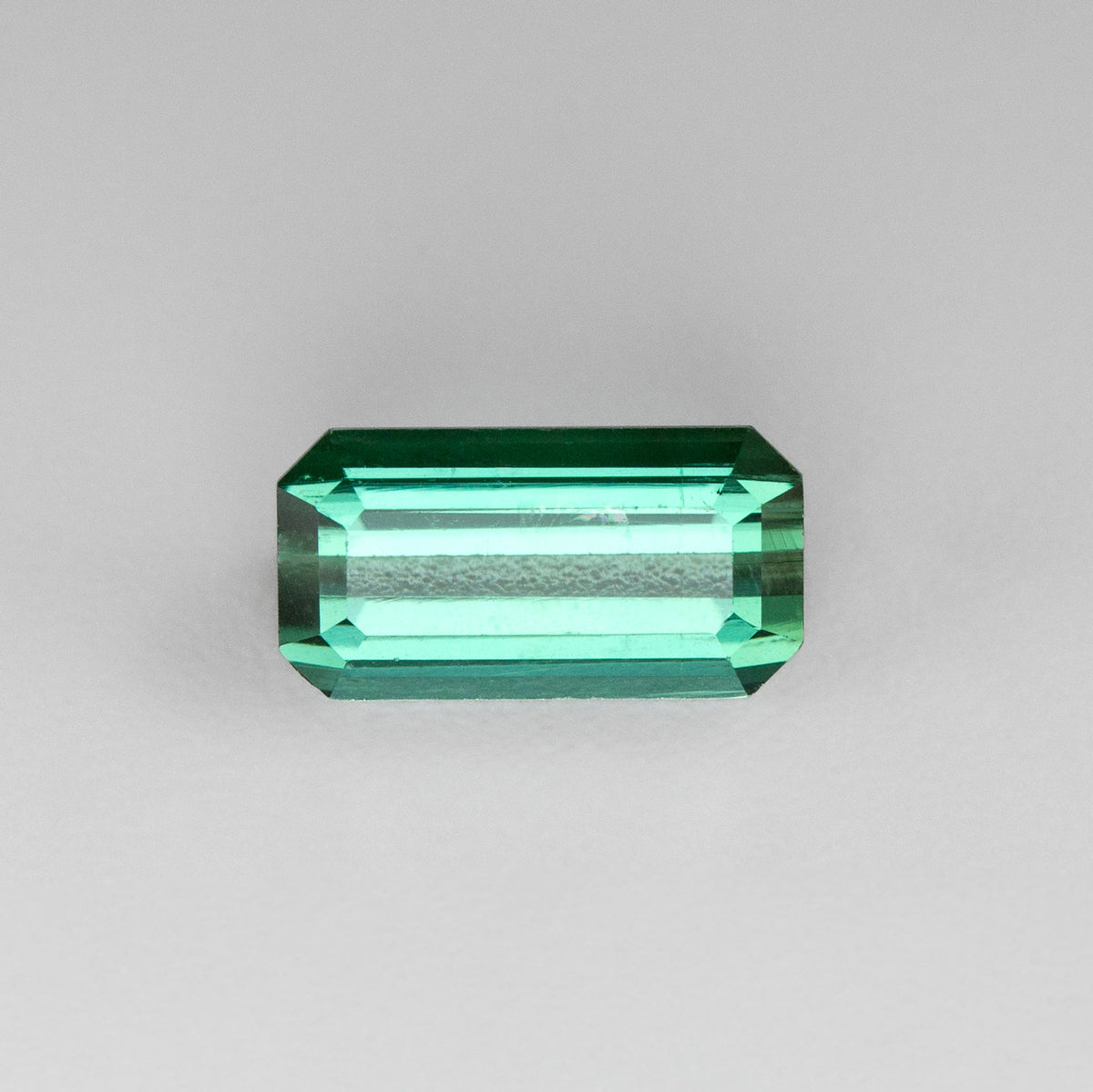 Seaglass Green Tourmaline octagonal 1.70 carats