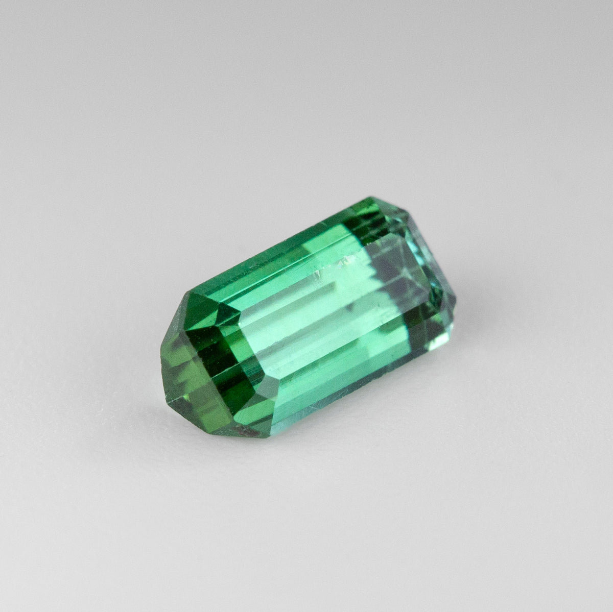 Seaglass Green Tourmaline octagonal 1.70 carats