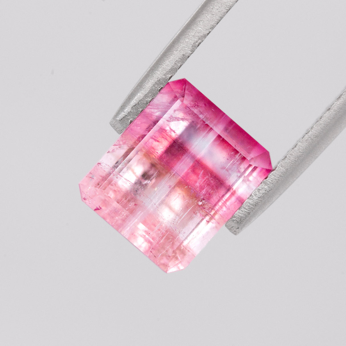 Strawberry Shortcake Bi-Colour Tourmaline Octagonal 4.01 carats