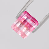 Strawberry Shortcake Bi-Colour Tourmaline Octagonal 4.01 carats