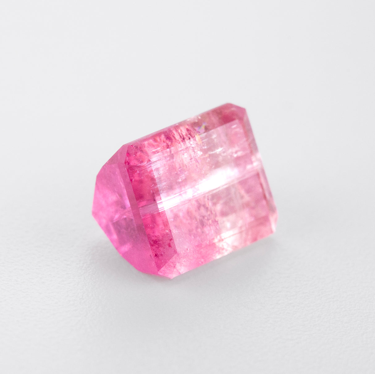 Strawberry Shortcake Bi-Colour Tourmaline Octagonal 4.01 carats