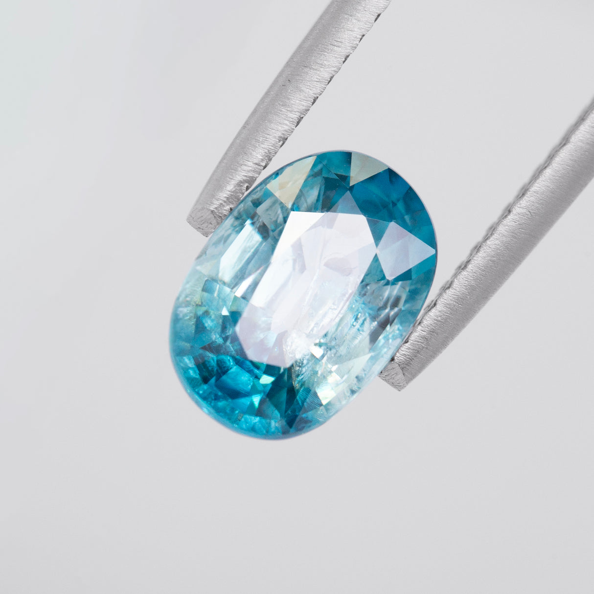 Caribbean Blue Zircon Oval 3.41 carats