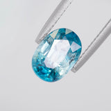 Caribbean Blue Zircon Oval 3.41 carats