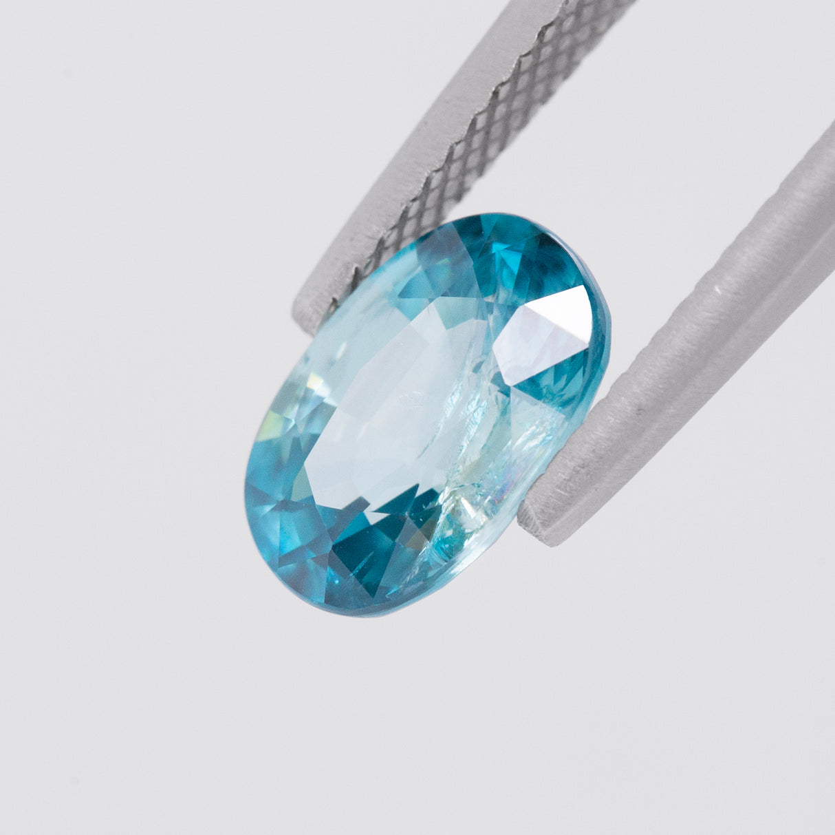 Caribbean Blue Zircon Oval 3.41 carats