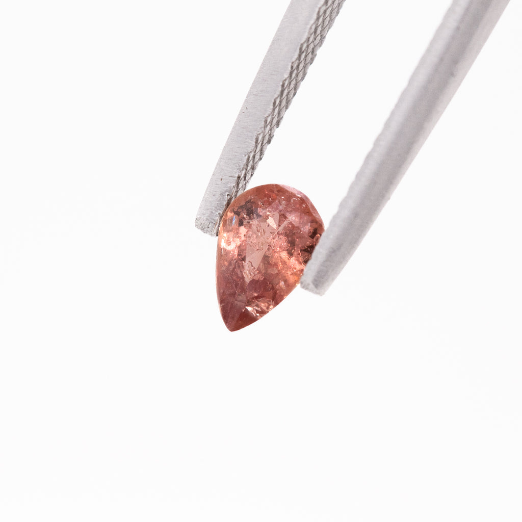 Strawberry Sapphire Pear 0.52 carat