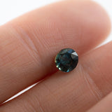 Green Blue Bi-Colour Sapphire Round 0.85 carat