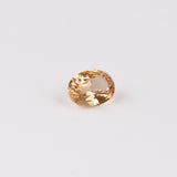 Apricot Sapphire Oval 0.89 carat