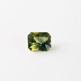 Green/Yellow Parti Sapphire Octagonal cut 0.93 carat