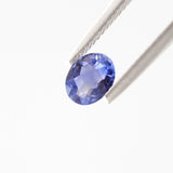 Violet Blue Sapphire Oval 0.96 carat